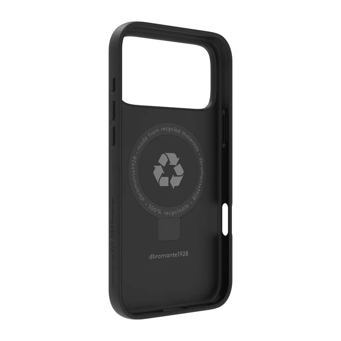 Dbramante1928 Funda para Apple iPhone 17 Pro Max - Ultra D3O MS Kick - Negro, Resistente a Impactos, Compatible MagSafe, Plástico 100% Reciclado