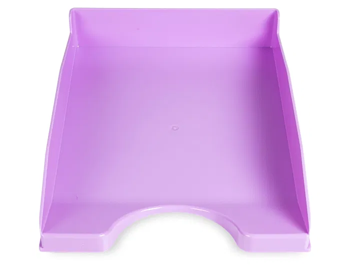 Q-connect Bandeja Sobremesa Lavanda Opaco 240x70x340 mm Plástico Alta Resistencia