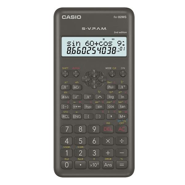 Casio FX-82MS 2nd Edition Calculadora Científica Negra