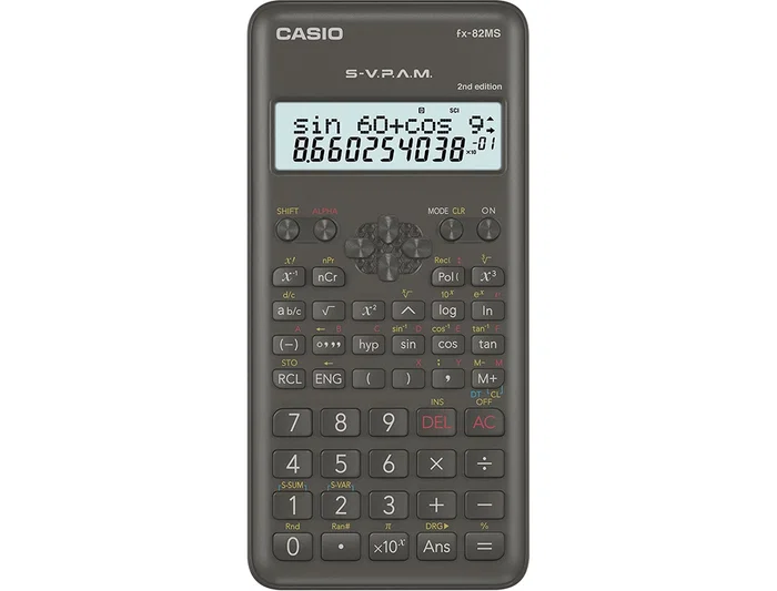 Casio fx-82MS2 Calculadora Científica con 240 Funciones y Pantalla de Dos Líneas