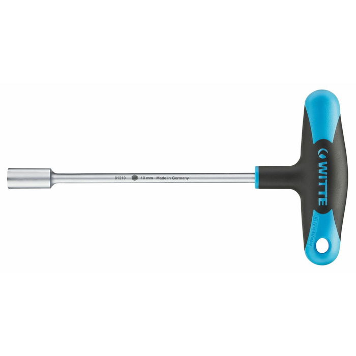 Llave de vaso hexagonal WITTE PRO 4 mm Hexagonal Forma de T