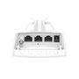 TP-LINK EAP100-BRIDGE KIT - Kit Puente WiFi Omada, 2.4 GHz N300 Wi-Fi 4 (802.11n), Interior/Exterior, IP65, 3 Puertos Fast Ethernet, PoE, Paquete de 2 Unidades, Blanco