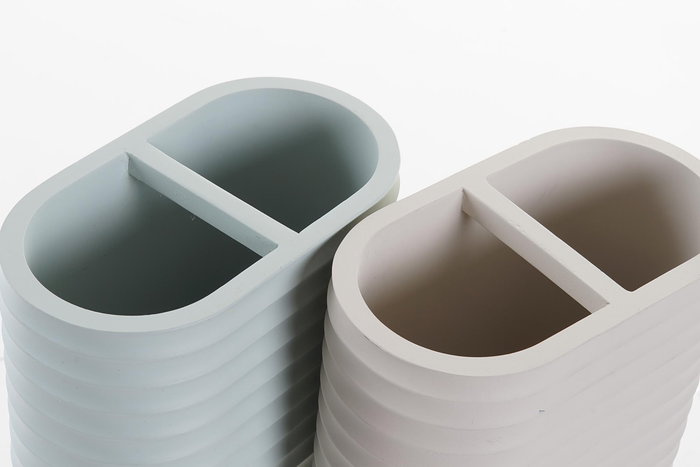 DKD Home Decor Vaso Scandi Beige Verde 4 Unidades 7 x 11 x 13 cm