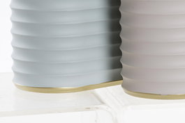 DKD Home Decor Vaso Scandi Beige Verde 4 Unidades 7 x 11 x 13 cm