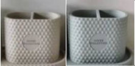 DKD Home Decor Vaso Scandi Beige Verde 4 Unidades 7 x 11 x 13 cm