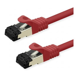 VALUE Cable de parcheo S/FTP-(PiMF-) Cat.8 (Class I) rojo, 1 m