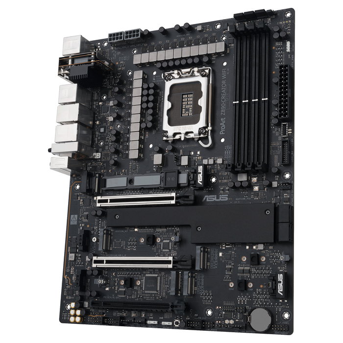 ASUS ProArt Z890-Creator WiFi Placa Base Intel Z890 ATX, LGA 1851, DDR5 hasta 9066 MHz, 4 Ranuras, Wi-Fi 7, Bluetooth 5.4, 5x M.2, 2x Thunderbolt, 10 Gb Ethernet, PCIe 5.0