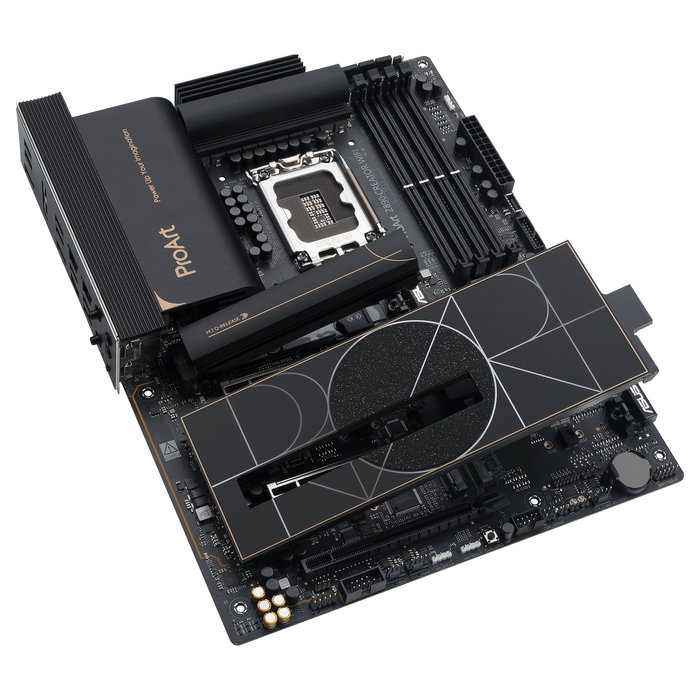 ASUS ProArt Z890-Creator WiFi Placa Base Intel Z890 ATX, LGA 1851, DDR5 hasta 9066 MHz, 4 Ranuras, Wi-Fi 7, Bluetooth 5.4, 5x M.2, 2x Thunderbolt, 10 Gb Ethernet, PCIe 5.0
