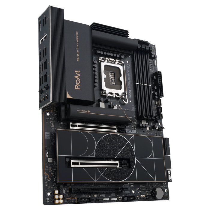 ASUS ProArt Z890-Creator WiFi Placa Base Intel Z890 ATX, LGA 1851, DDR5 hasta 9066 MHz, 4 Ranuras, Wi-Fi 7, Bluetooth 5.4, 5x M.2, 2x Thunderbolt, 10 Gb Ethernet, PCIe 5.0