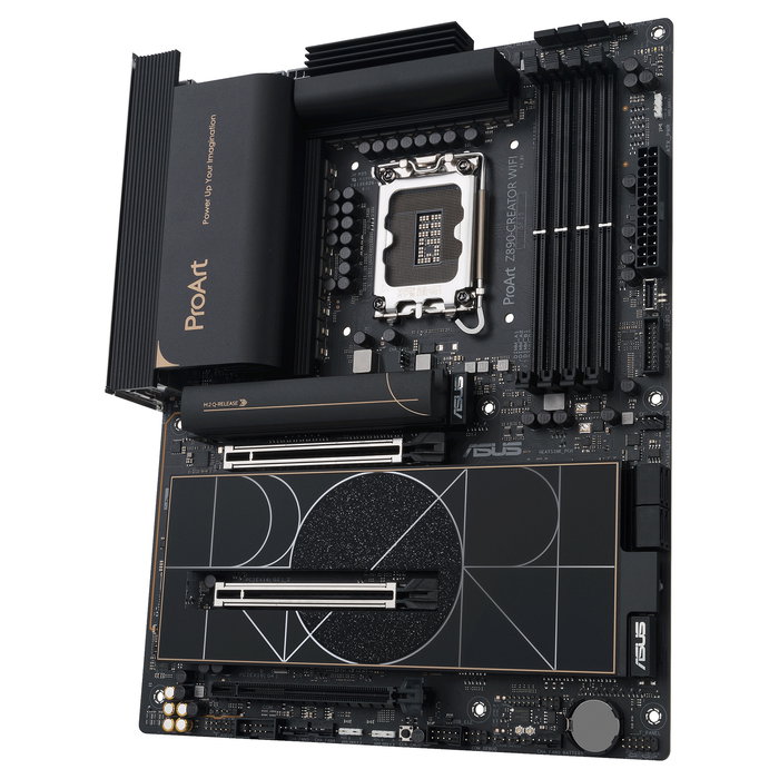 ASUS ProArt Z890-Creator WiFi Placa Base Intel Z890 ATX, LGA 1851, DDR5 hasta 9066 MHz, 4 Ranuras, Wi-Fi 7, Bluetooth 5.4, 5x M.2, 2x Thunderbolt, 10 Gb Ethernet, PCIe 5.0
