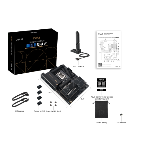ASUS PROART Z890-CREATOR WIFI Intel Z890 LGA 1851 ATX Negro ASUS PROART Z890-CREATOR WIFI Intel Z890 LGA 1851 ATX Negro