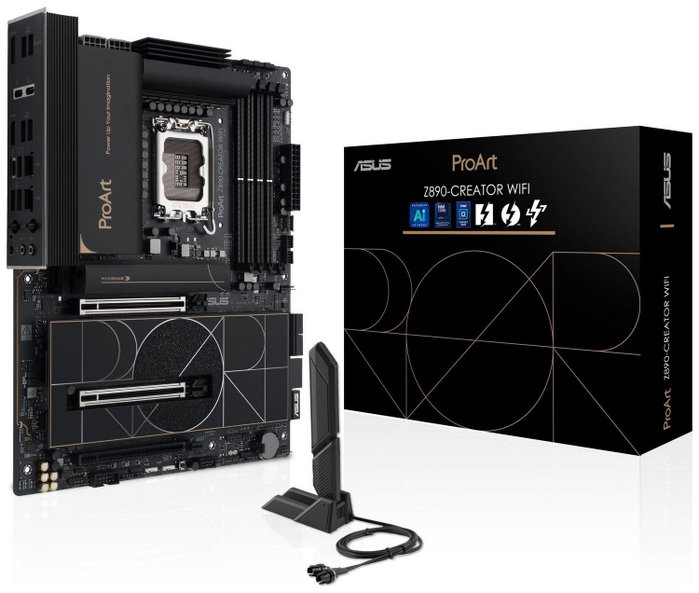 ASUS PROART Z890-CREATOR WIFI Intel Z890 LGA 1851 ATX Negro ASUS PROART Z890-CREATOR WIFI Intel Z890 LGA 1851 ATX Negro