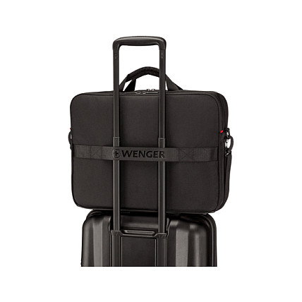 Wenger XE Brief 17 Maletín Portátil 17 Pulgadas (43.18 cm) con Bolsillo para Tablet, Negro
