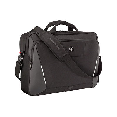 Wenger XE Brief 17 Maletín Portátil 17 Pulgadas (43.18 cm) con Bolsillo para Tablet, Negro