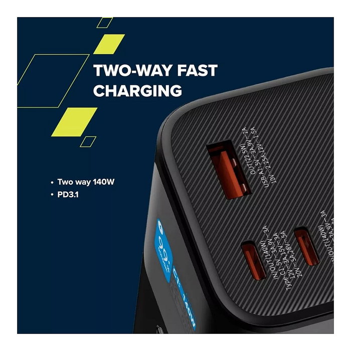 Canyon PB-2010 Powerbank 27000 mAh 140W Gris Oscuro