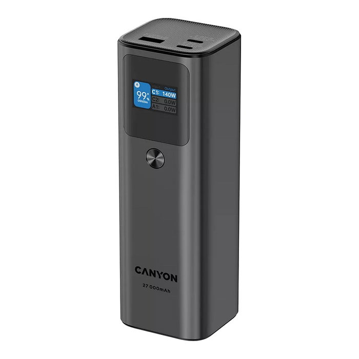Canyon PB-2010 Powerbank 27000 mAh 140W Gris Oscuro Canyon PB-2010 Powerbank 27000 mAh 140W Gris Oscuro