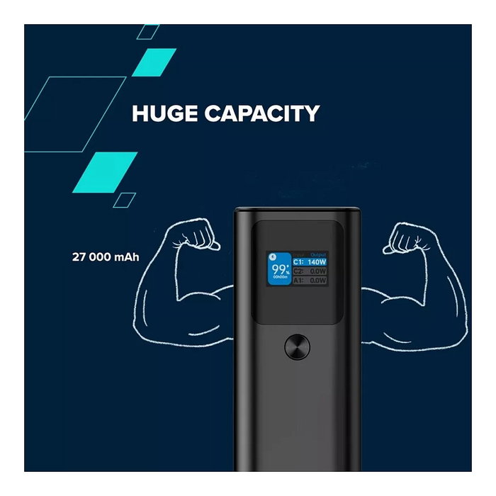 Canyon PB-2010 Powerbank 27000 mAh 140W Gris Oscuro