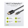Goobay Adaptador USB-C a DisplayPort 4K 60Hz, 2 Metros, Negro