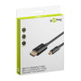 Goobay Adaptador USB-C a DisplayPort 4K 60Hz, 2 Metros, Negro