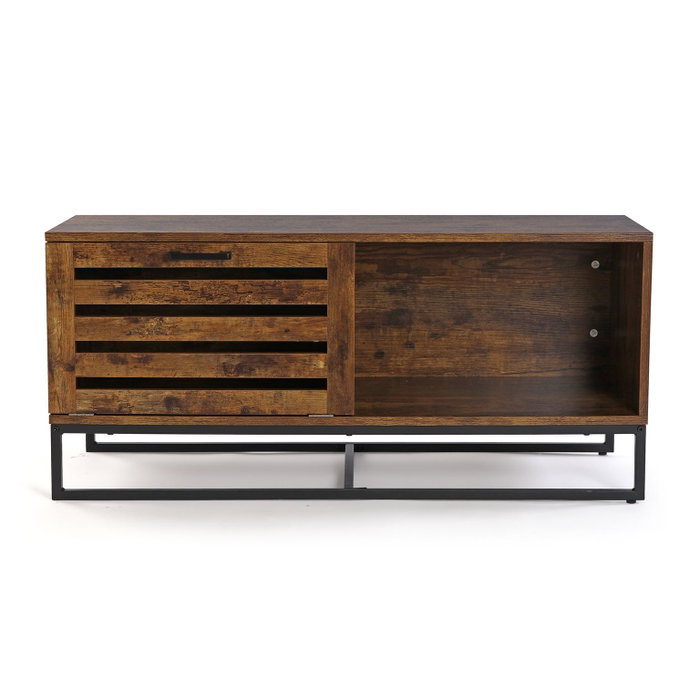 Versa Mesa de Centro Odin 40x45x100 cm - Madera, Melamina, Metal