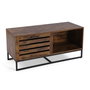 Versa Mesa de Centro Odin 40x45x100 cm - Madera, Melamina, Metal
