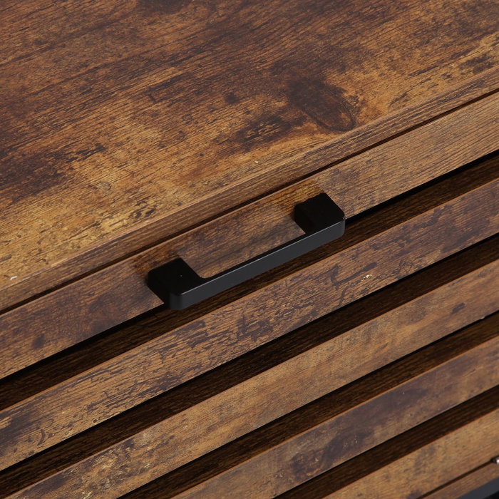 Versa Mesa de Centro Odin 40x45x100 cm - Madera, Melamina, Metal