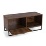 Versa Mesa de Centro Odin 40x45x100 cm - Madera, Melamina, Metal