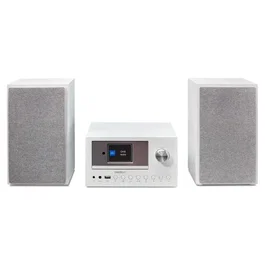Medion AAAPE16825 Minicadena Hi-Fi Radio por Internet DAB/FM Reproductor CD 2x15W RMS Blanco
