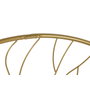 DKD Home Decor Espejo de Hierro y Cristal Dorado 70x70 cm