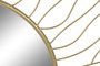 DKD Home Decor Espejo Dorado 2 x 70 x 70 cm Hierro Cristal