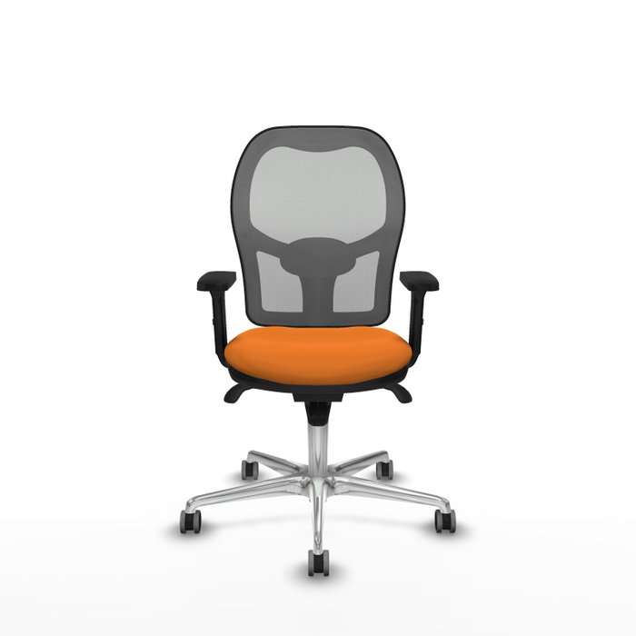 PIQUERAS Y CRESPO Silla de oficina Jorquera Naranja y Gris