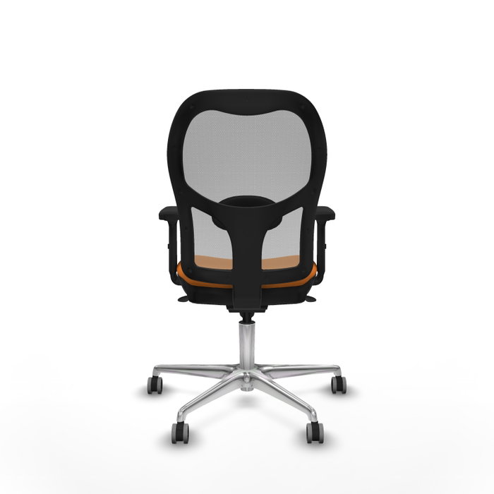 PIQUERAS Y CRESPO Silla de oficina Jorquera Naranja y Gris
