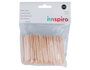 Innspiro Palillos planos natural 65mm 250u.