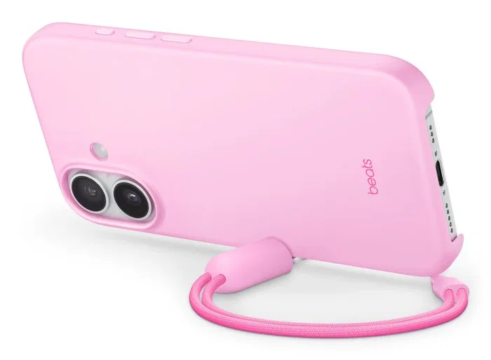 Apple iPhone 13 MGY64LL/A - Funda Beats Kickstand con MagSafe y Control de Cámara, Rosa, Soporte Plegable, Protección contra Caídas y Rayones