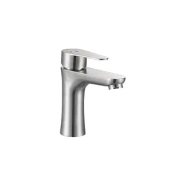 Edouard Rousseau Grifo Monomando para Lavabo Onabi - Acero Inoxidable Cepillado - Cartucho Cerámico 35 mm - Ahorro de Agua - AAAQX09909