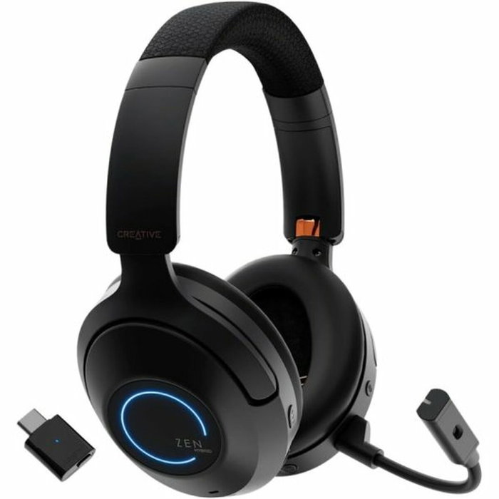 Creative Labs Zen Hybrid Pro Classic - Auriculares Inalámbricos Over-Ear con ANC - Negro