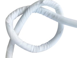 Vivolink Funda de gestión de cables trenzada blanca de 25m ø10mm