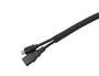 Vivolink Funda de gestión de cables trenzada blanca de 25m ø10mm