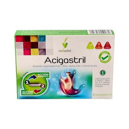 NOVADIET Acigastril 30 Comprimidos - Bienestar Gástrico, Acidez y Reflujo