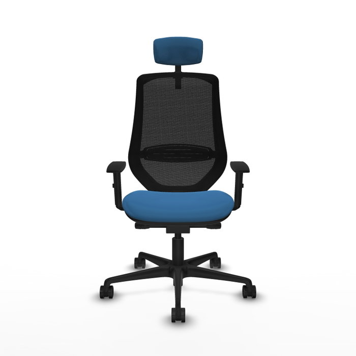 PIQUERAS Y CRESPO Silla de oficina Mardos con mecanismo Sincro/Traslack, Azul claro y Negro PIQUERAS Y CRESPO Silla de oficina Mardos con mecanismo Sincro/Traslack, Azul claro y Negro