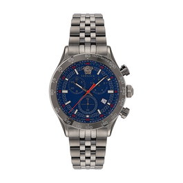 Versace VE2U00722 con esfera azul y caja de 44mm