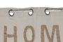 DKD Home Decor Nature23 Cortina Boho Blanco Natural 260 x 140 cm (2 Unidades) Poliéster Algodón