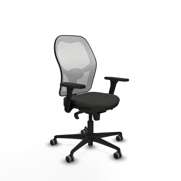 PIQUERAS Y CRESPO Silla de oficina Jorquera con mecanismo Sincro, Brazos 3D y Malla Blanca PIQUERAS Y CRESPO Silla de oficina Jorquera con mecanismo Sincro, Brazos 3D y Malla Blanca