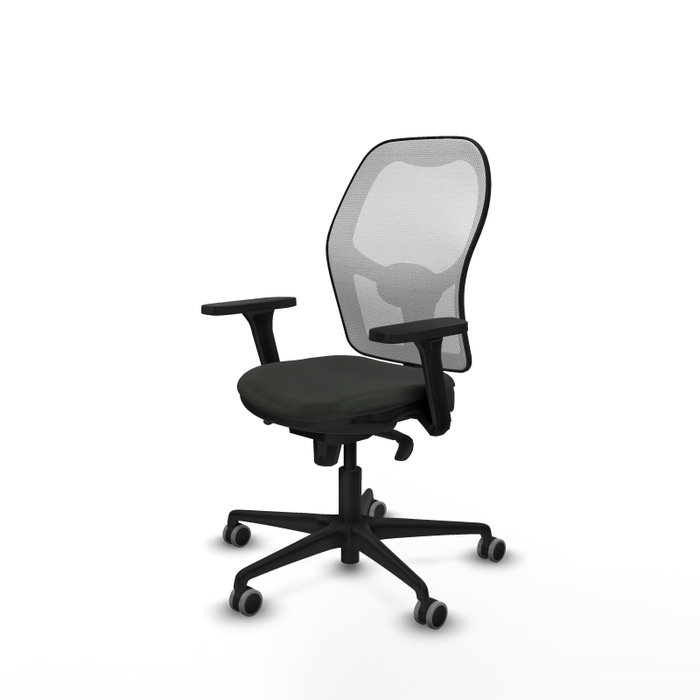 PIQUERAS Y CRESPO Silla de oficina Jorquera con mecanismo Sincro, Brazos 3D y Malla Blanca PIQUERAS Y CRESPO Silla de oficina Jorquera con mecanismo Sincro, Brazos 3D y Malla Blanca