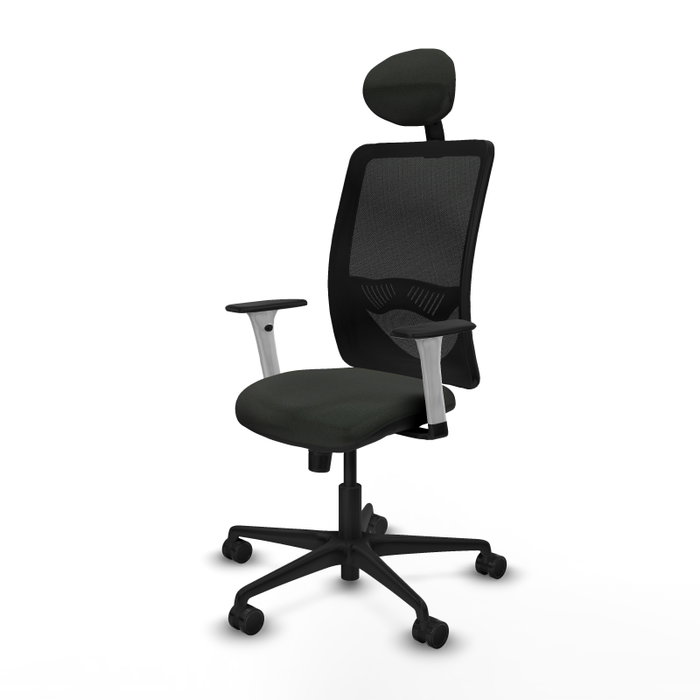 PIQUERAS Y CRESPO Silla de oficina Zulema con mecanismo Sincro, Negro PIQUERAS Y CRESPO Silla de oficina Zulema con mecanismo Sincro, Negro