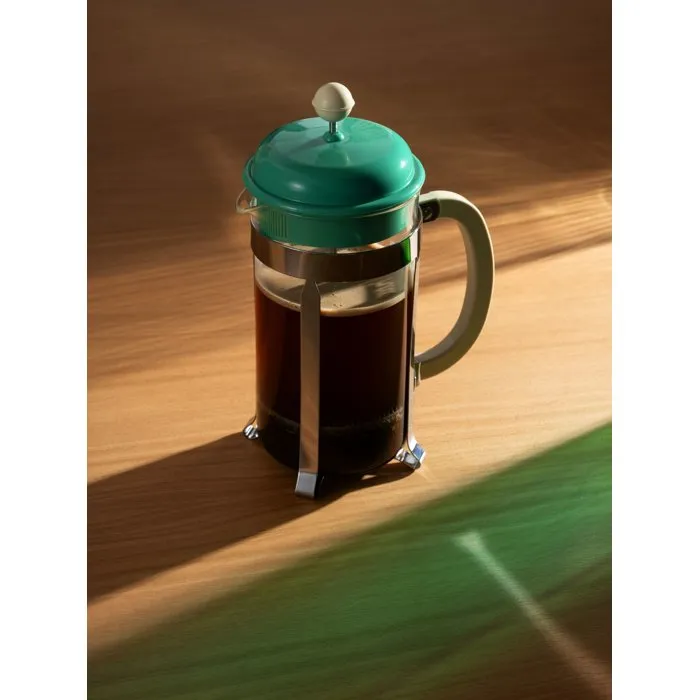 Bodum - Cafetera de émbolo (Prensa Francesa) con Jarra de Cristal, 1 Litro / 8 Tazas - BOD0699965637736