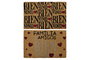 DKD Home Decor Felpudo Fibra de Coco y Goma Marron Rojo Negro 60 x 40 x 1.5 cm (2 Unidades)