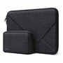 Inateck Funda para portátil LB01007 con bolsa de accesorios, 13.3 pulgadas, Negro