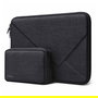 Inateck LB01007-13 Funda para Portátil 13.3" - 33.8 cm Compatible con MacBook Pro 14" y 13" (2021-2024) Color Negro, Material EVA y Poliéster, Resistente a Impactos