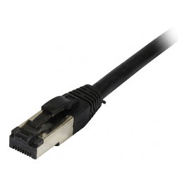 Synergy21 Patchkabel RJ45 CAT8.1 2000Mhz 1,5m Schwarz S-STP S/FTP TPE LSZH SuperFlex AWG26